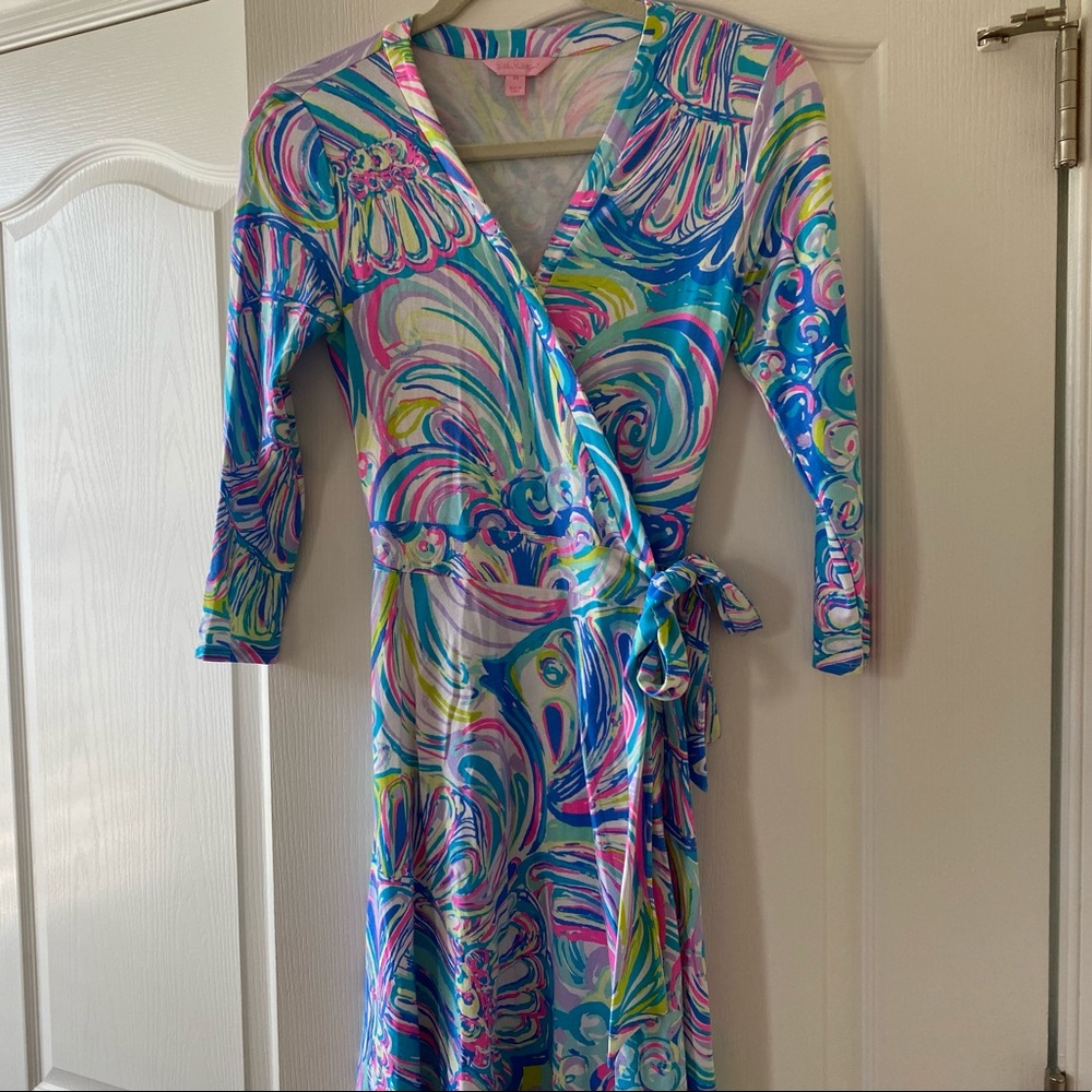 Lilly Pulitzer Wrap Dress, Size XS